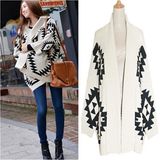 New Design Batwing Women Knit Cardigan Sweater (50215)