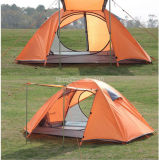 Outdoor Double Layer Waterproof Tent, 3 Seasons Camping Tent