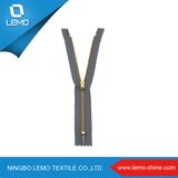 Open End Metal Jacket Zippers Separating Zipper