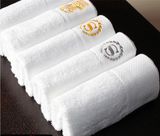 Cheap Promotional Wholesale Hotel Face Towel 40X80cm 200g 32s Plain