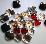 China Factory Price Square Rhinestone Flatbacks Glass Crystal Stone