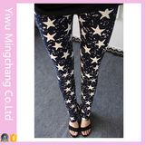 Enough Stock Women Skinny Printed Star Leggings