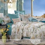 Taihu Snow 100% Silk Bedding Set for Summer Season