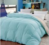 Microfiber Solid Bicolor Feather Filling Comforter