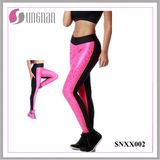 Latest Sexy Women's Sport Pants Multicolor Stitching Leggings