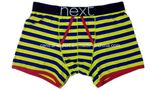 New Style Men's Boxer Short Underwear with Yarn-Dyed Stripe