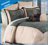 Vintage Design Microfiber 7PCS Comforter Bedding