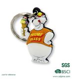 Custom Design Soft PVC Keyring for Promotion