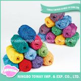 Cheap Knitted Wholesale Yarn Printed Colorful Dye Acrylic Fabric (T001)