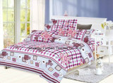 Printed Adult Poly/Cotton King Fitted Bedspread Patchwork Bedding Set