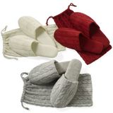 Cashmere Slipper Cashmere Cables Bag