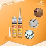 White Color Fast Bonding Free Nail Glue for Board