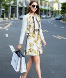 2015 Autumn and Winter Europe Fashion Ladies Two-Piece Dress Suits