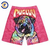 Oeko-Tex Full Waist Polyester Patterned Men Board Short Swimwear