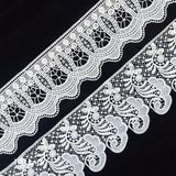 Factory African Lace Fabrics Switzerland Changle Flower Gallon Lace Trim L162