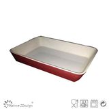 42cm Baking Dish in Rectangle Shape Two Tone Glaze