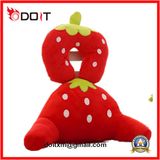 Plush Straw Berry U Shape Neck Pillow with Cushion