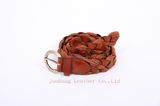 2018 New Fashion Design Women Woven Leather Belt