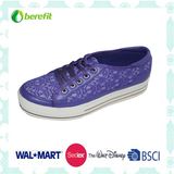 Female's Casual Shoes, EVA Sole with PU and Canvas Shoes