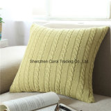 Double-Cable Knitting Patterns Super Soft Square Pillow Covers Cushion