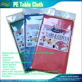 Plain PE Waterproof Table Cloth for Table Cover (NF18P02001)