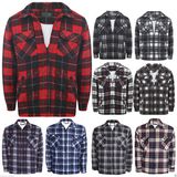 Men's Lumberjack Flannel Plaid Padding Jacket