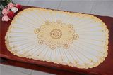 Popular PVC Placemat with Lace Gold Factory