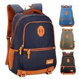 Four Colors Waterproof Schoolbag Wear-Resistant Backpack