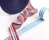 Custom Woven Cotton Nylon Logo Tape Elastic Banding Webbing Tape