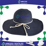 Summer New Design Women's Paper Straw Beach Hat (AZ023)