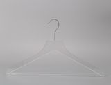 New Clear Transparent Acrylic Clothes Coat Hanger with Bar