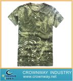 Custom Men's Fashion Combed Cotton Printing Tee Shirt