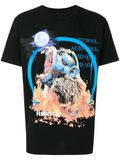 Custom Monster-Moon Cartoon Print T Shirt for Men