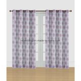 European Style Window Set Light Purple Jacquard Curtain