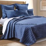 Plain Bedspread in Navy (DO6069)