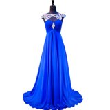 Beaded Evening Formal Gowns A-Line Custom Chiffon Bridesmaid Prom Dresses Z601