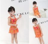 Baby Girls One Piece Skirt Swimsuit Disney Toddler Swimwear Polka DOT Swim Clothes