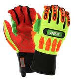 TPR Impact-Resistant Anti-Vibration Mechanical Safety Work Gloves