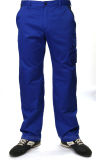 Men's Contrasted Trousers in 100% Cotton Twill