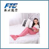 Soft Boa Mermaid Tail Baby Blanket