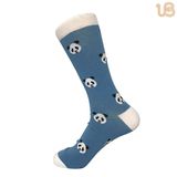 Men's Panada Pattern Comb Cotton Dress Sock