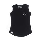 Sheep Run 100% Merino Wool Kid's Black Tank Top for Summer