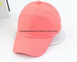 Factory Produce Customized Logo Pink Cotton Twill Sports Baseball Cap Snapback Hat