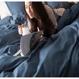 Wholesale 90GSM Microfiber Home Hotel Bed Sheet Set