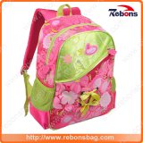 New Products School Bags with Allover Flower Silk Screen
