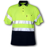 Polyester Reflective Safety Polo Shirt