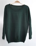 Ottoman Design Round Neck Knit Women Sweater