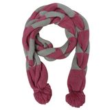 Lady Fashion Acrylic Knitted POM-POM Scarf (YKY4168)