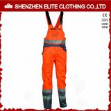 Safety 3m Reflective Corduroy Cotton Bib Overalls for Men