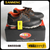Industrial Leather Safety Shoes with New PU/PU Sole (Sn5554)